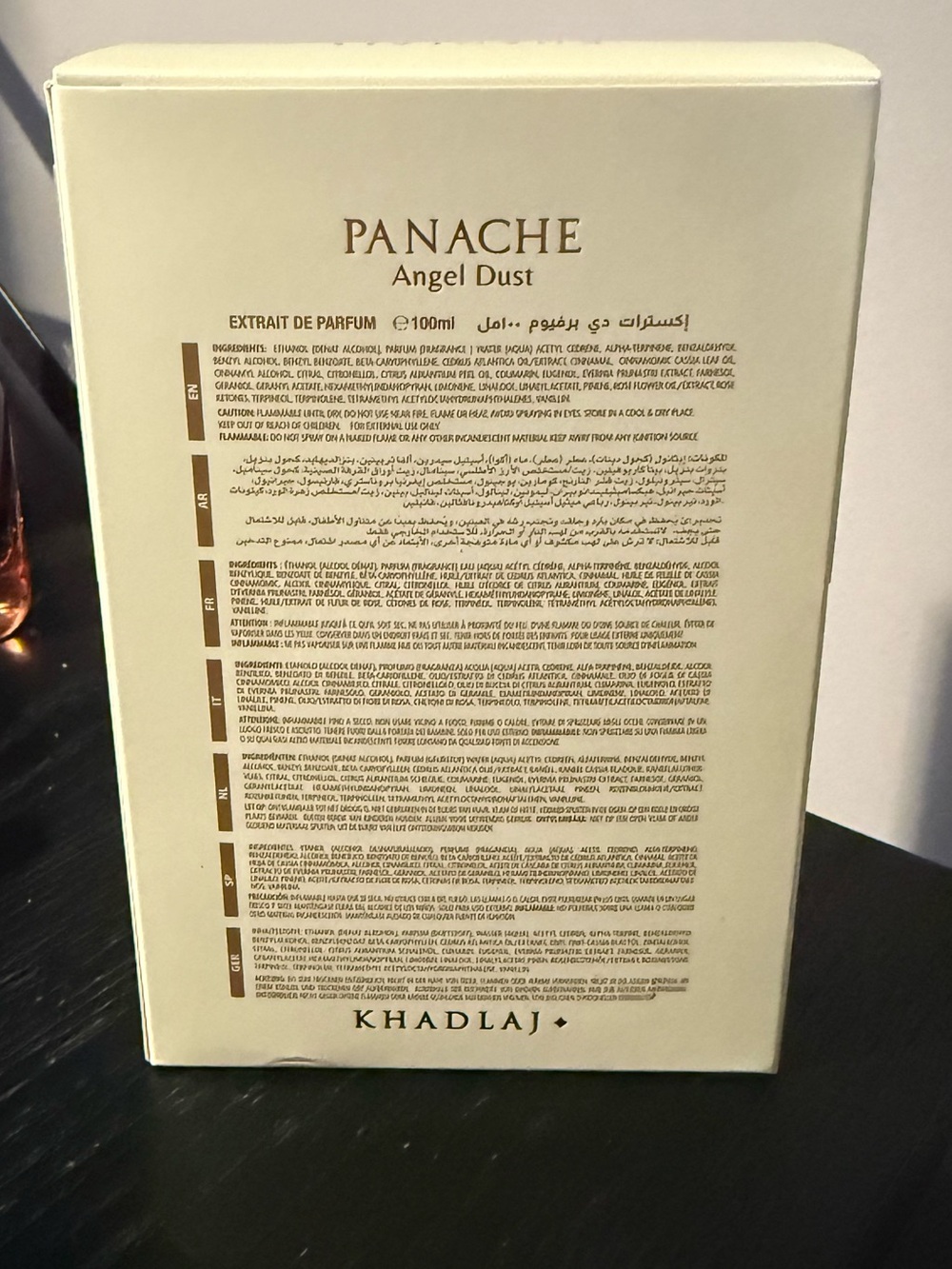 Khadlaj Panache Angel Dust 100mL - Picture 4 of 4